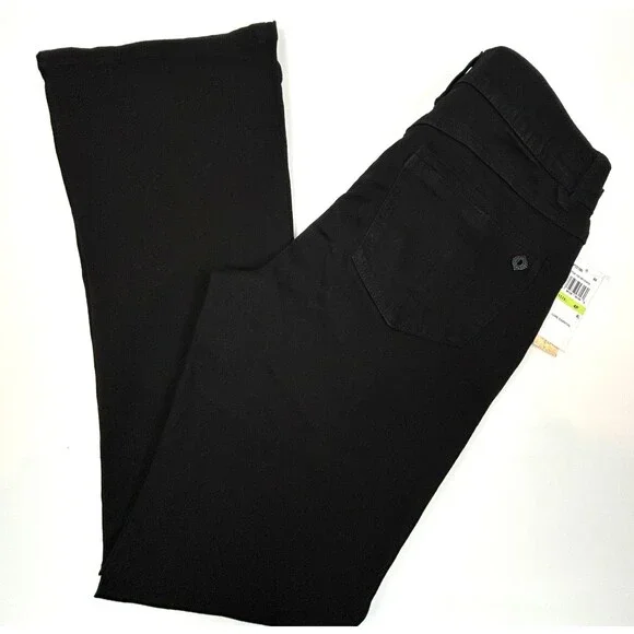 Democracy Itty Bitty Boot Jeans Black Denim size 4 Petite NWT - Picture 2 of 9